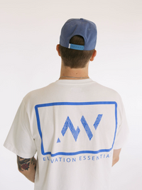 Topo Tee Off White/Blue